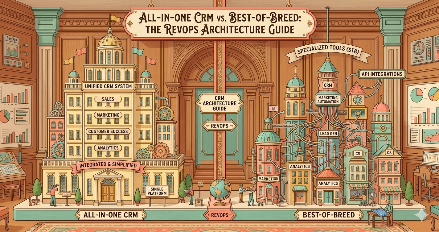 All-in-One CRM vs. Best-of-Breed: The 2026 RevOps Architecture Guide