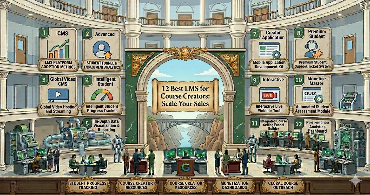 12 Best LMS for Course Creators in 2026: Scale Your Sales