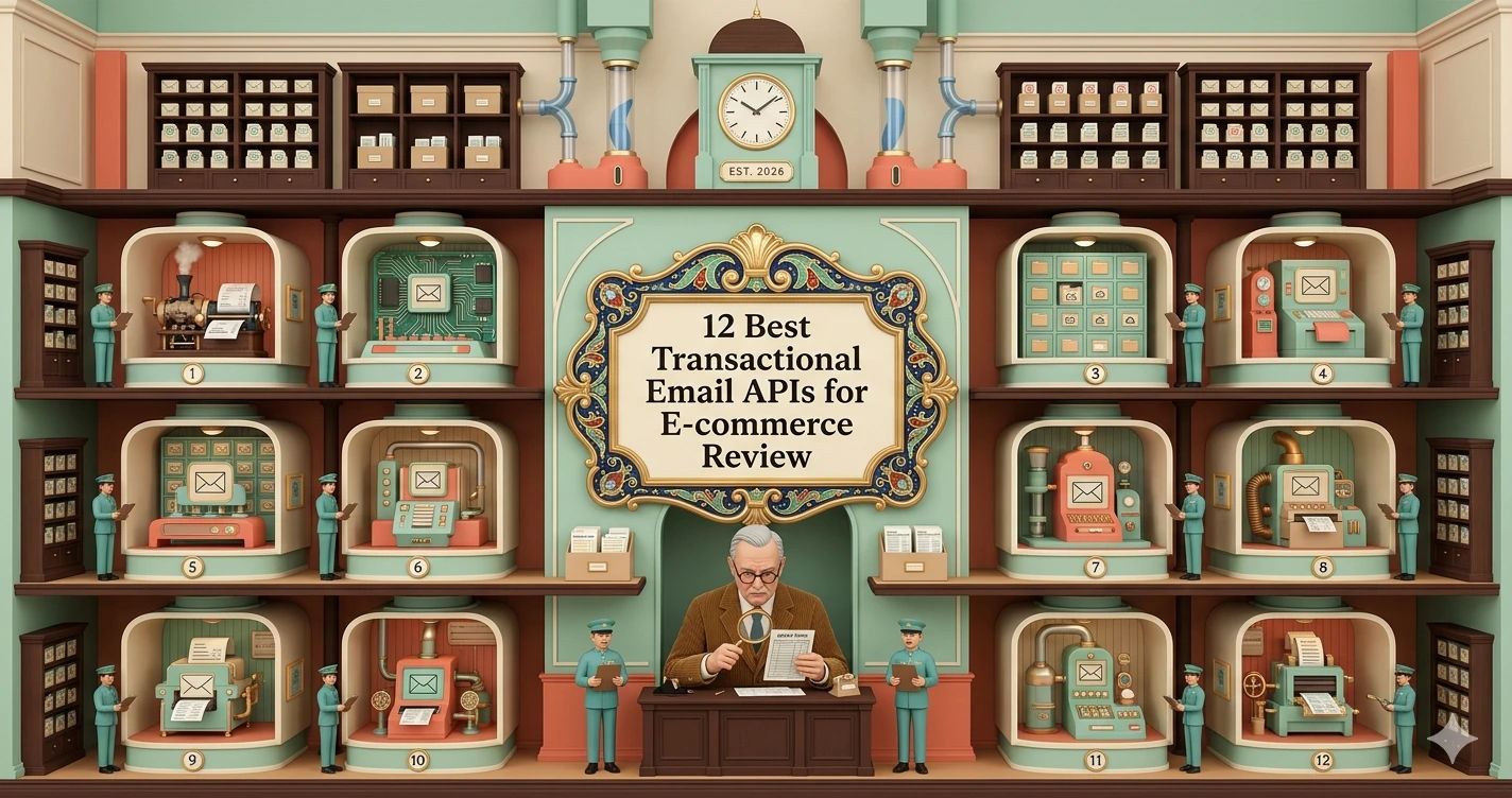 12 Best Transactional Email APIs for E-commerce (2026 Picks)