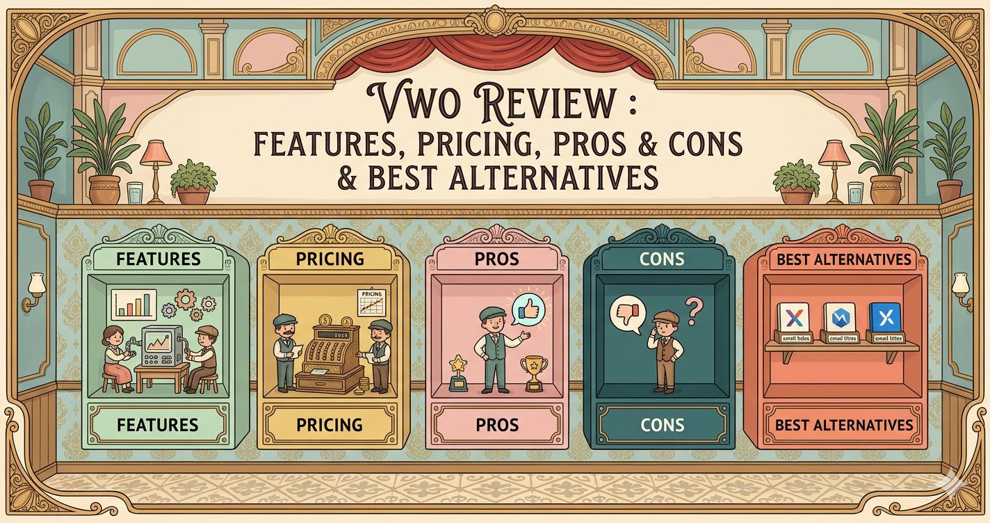 VWO Review 2026: Features, Pricing, Pros & Cons & Best Alternatives