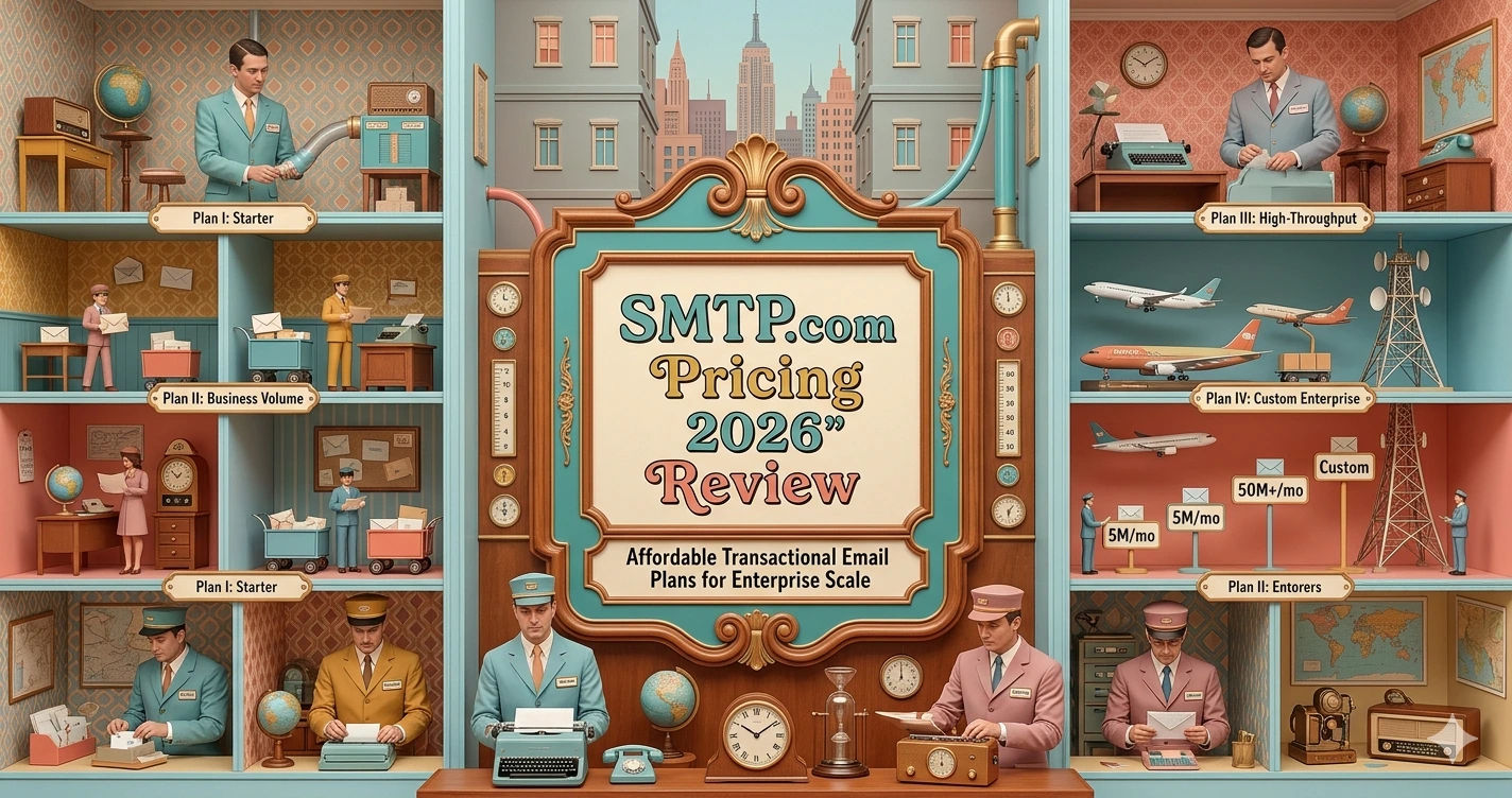 SMTP.com Pricing 2026: Compare Enterprise Email API Costs