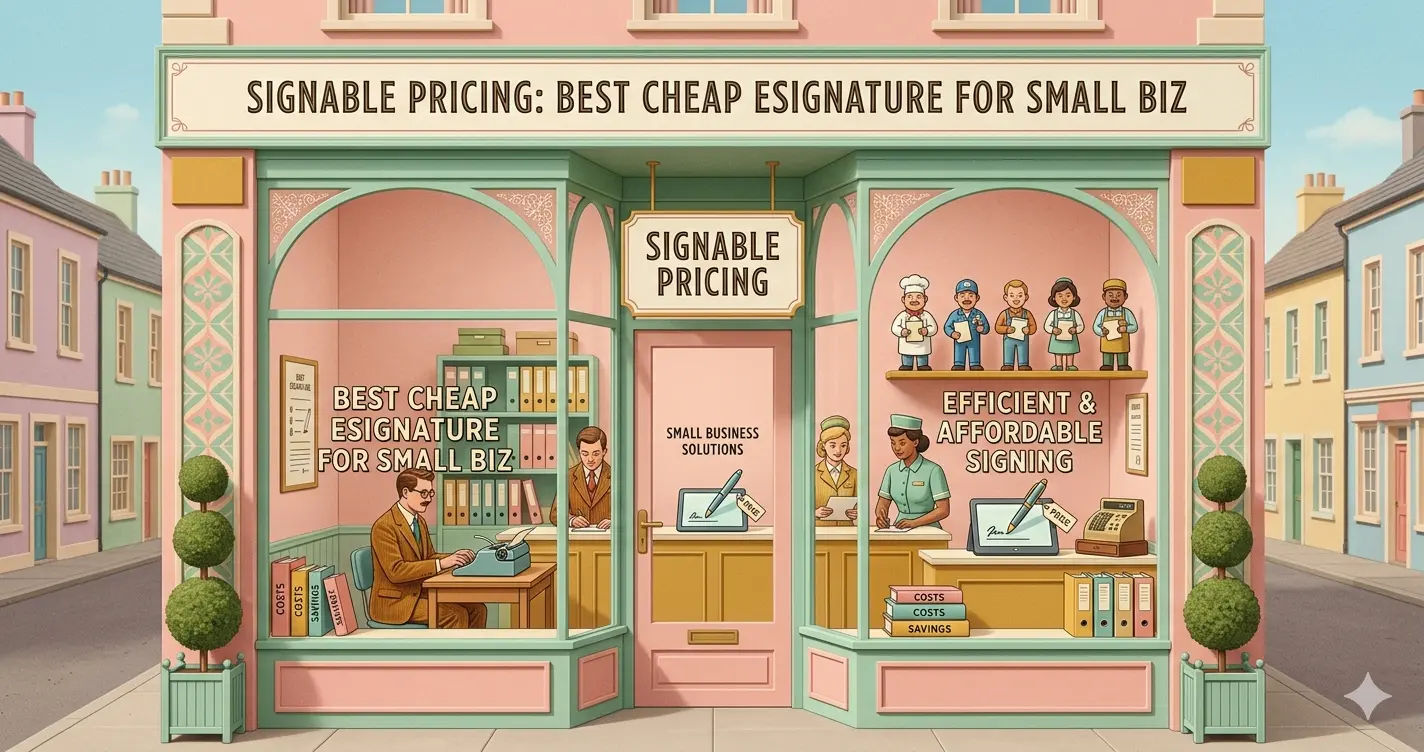 Signable Pricing 2026: Best Cheap eSignature for Small Biz