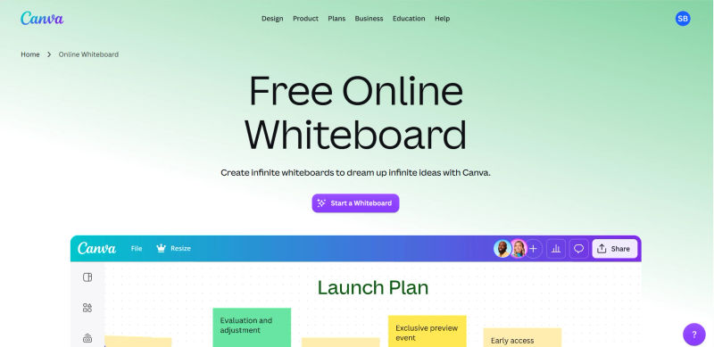 Canva Whiteboard | Home