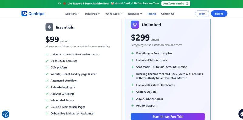 Centripe | Pricing