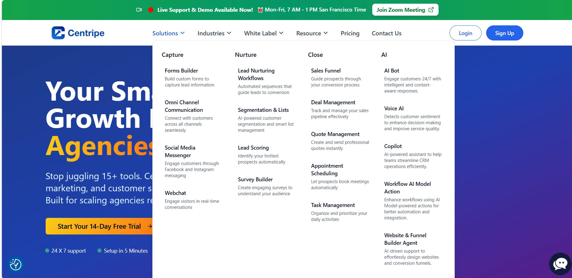 Centripe | Features