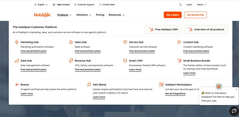 Hubspot | Products