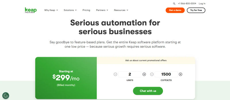 Keap Pricing