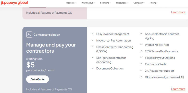 Papaya Global | Pricing