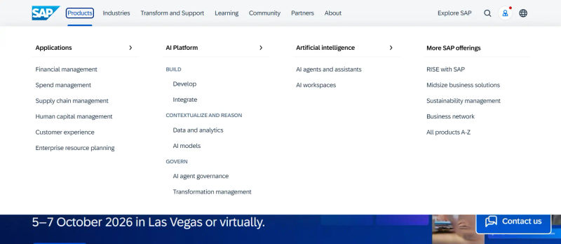 SAP Features