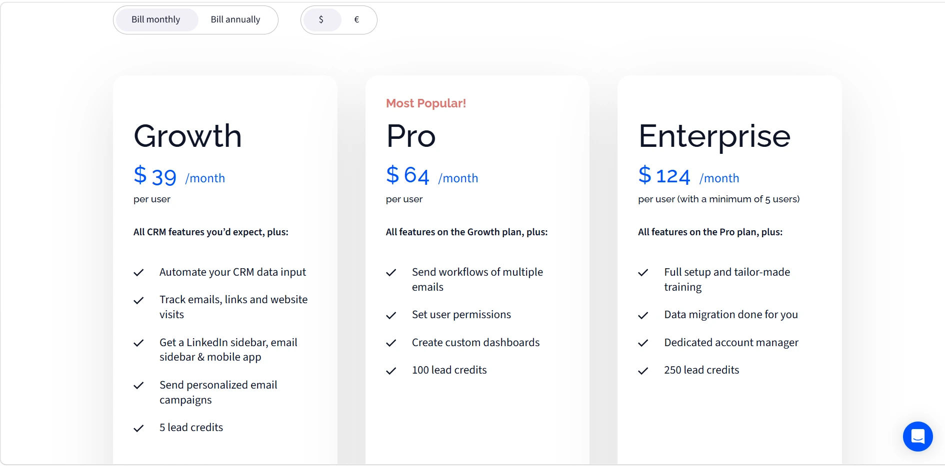 Salesflare | Pricing