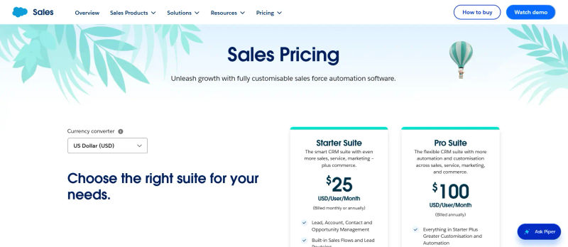 Salesforce Pricing