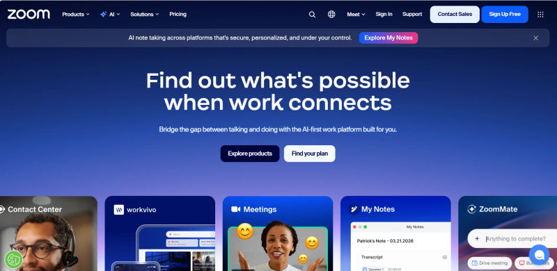 Zoom webinar | Home