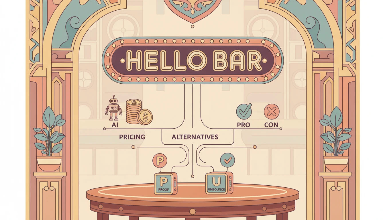 Hello Bar Overview 2026: Features, Pricing, Pros & Cons & Best Alternatives