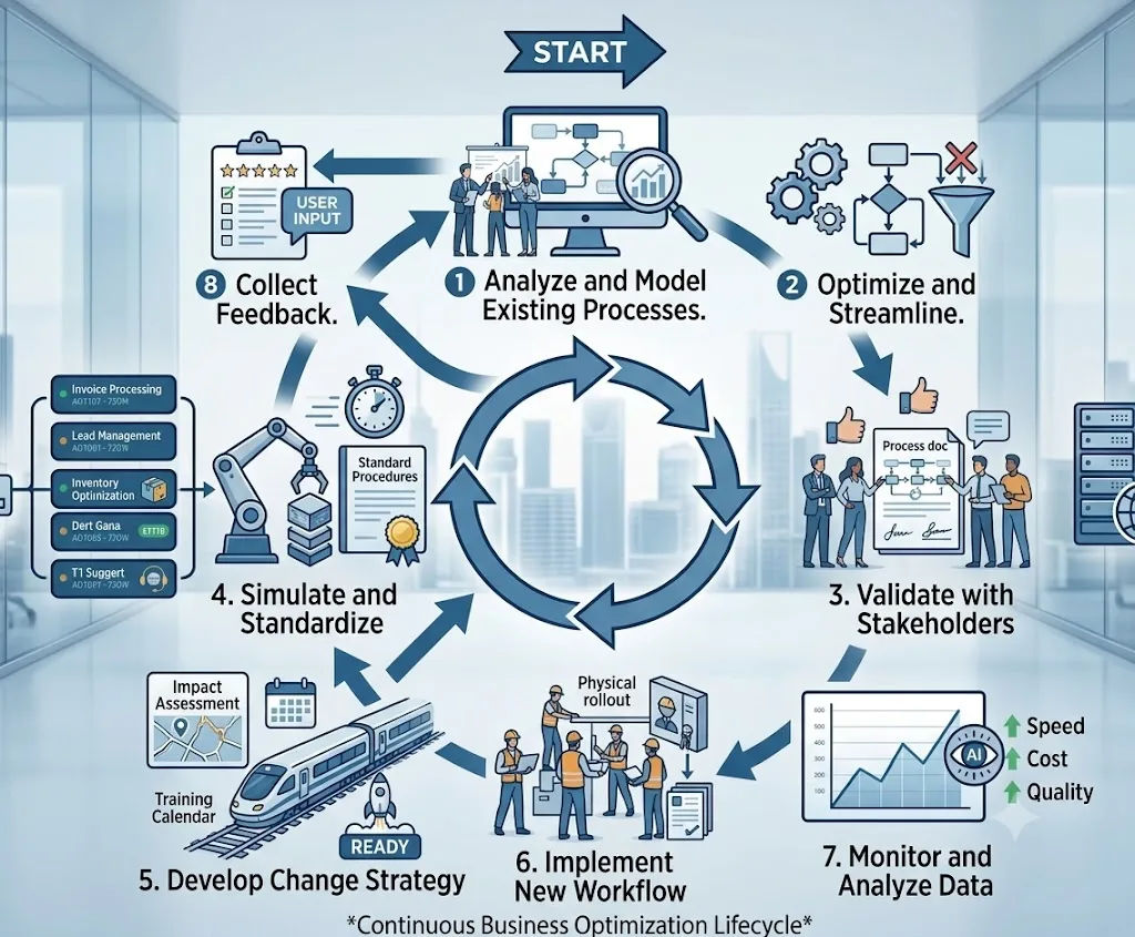 Business Process Optimization: How to Improve Operations With Smart Technology