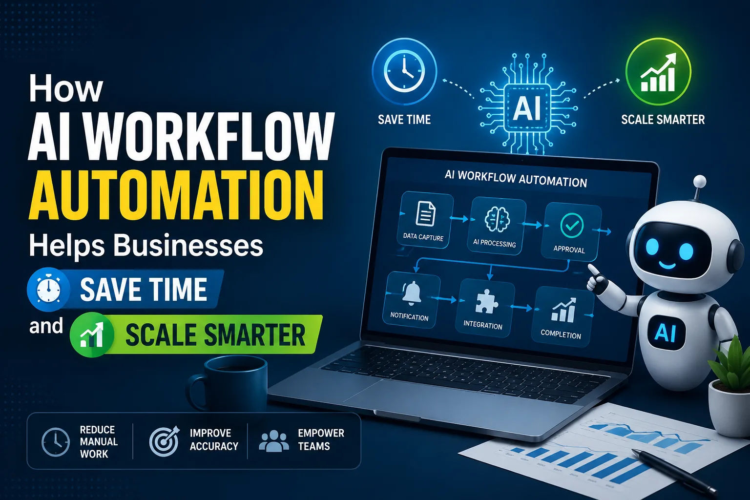 How AI Workflow Automation Helps Businesses Save Time and Scale Smarter