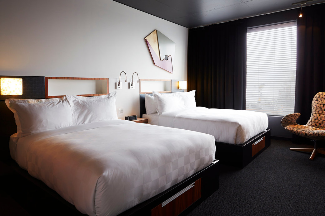 Hôtel Alt Montréal Chambre avec deux lits