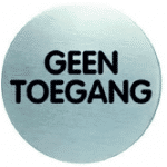 Pictogram Geen Toegang