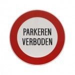 Parkeren verboden verbodsbord