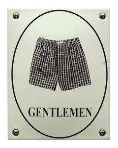 Gentlemen Toilet bord 