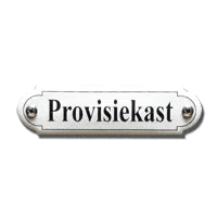 Deurbordjes Provisiekast