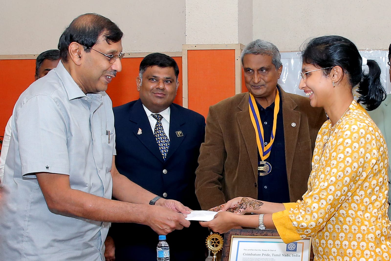 மருத்துவ மனையை புனரமைக்க, 14 லட்சம் நிதி வழங்கிய ஜி.டி நாயுடு சேவை நிறுவனம்