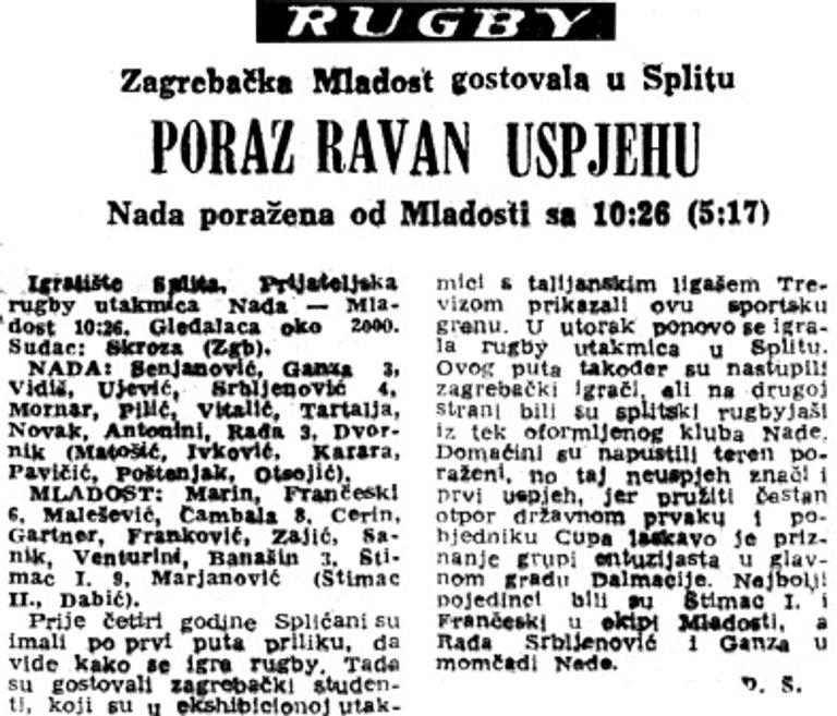 Prva Nadina utakmica