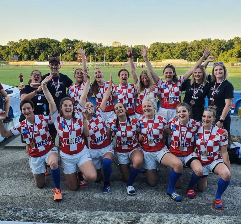 Hrvatska ženska ragbi 7 reprezentacija na Europskom prvenstvu skupine Conference osvojila 3. mjesto