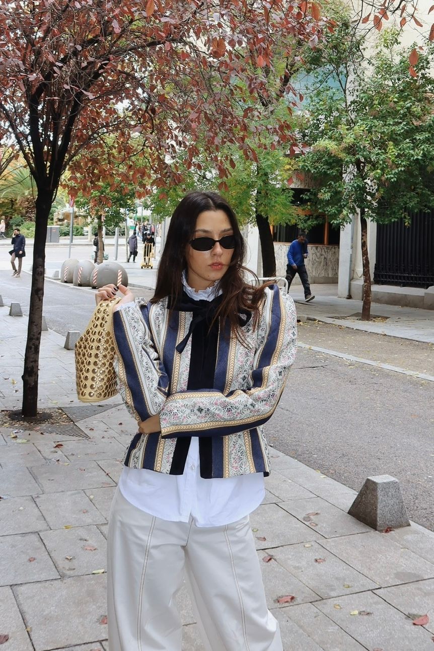 Retrato Nadin desenfocado