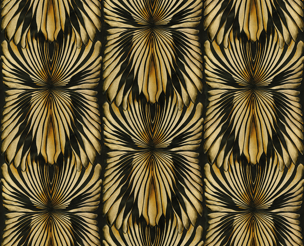 Roberto Cavalli Gold Leopard On Gold Foil Base RC19119 | Select Wallpaper