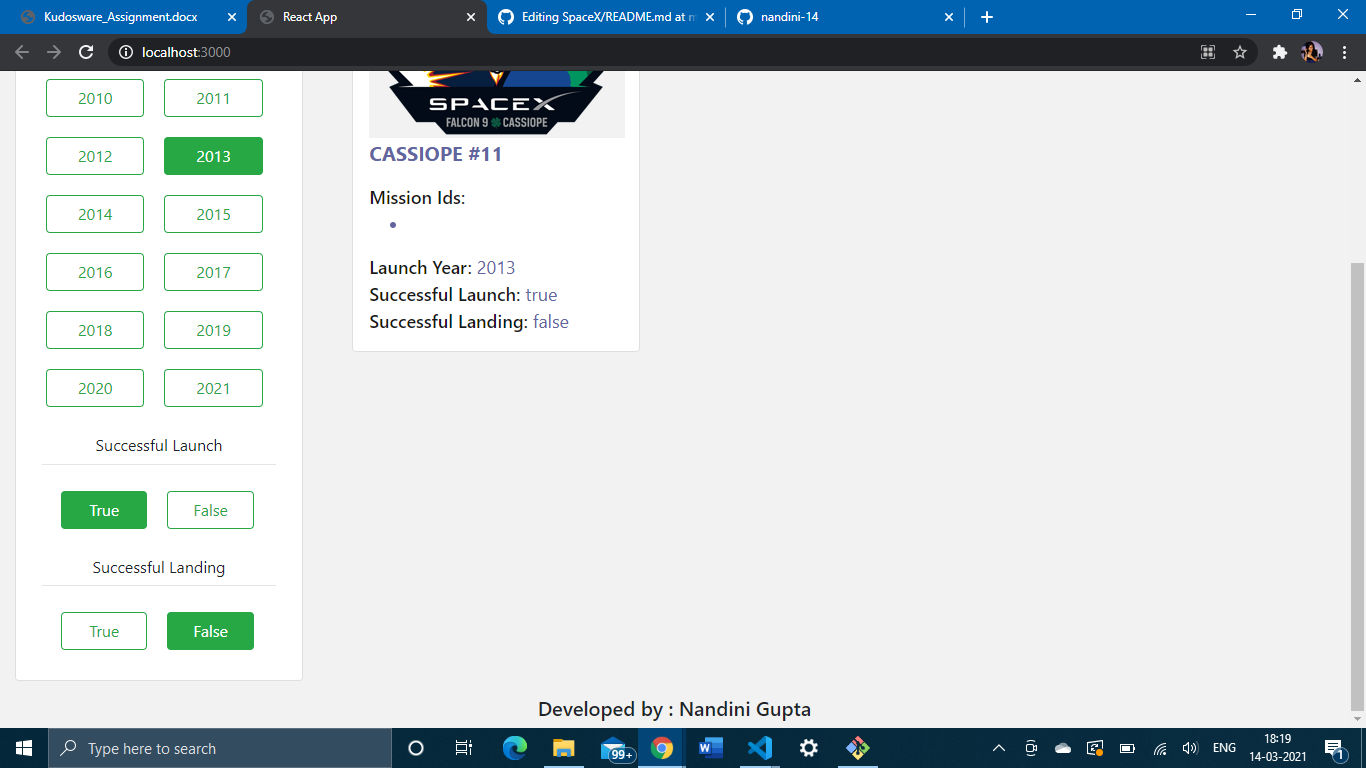GitHub - nandini-14/SpaceX: A front-end application which would help ...