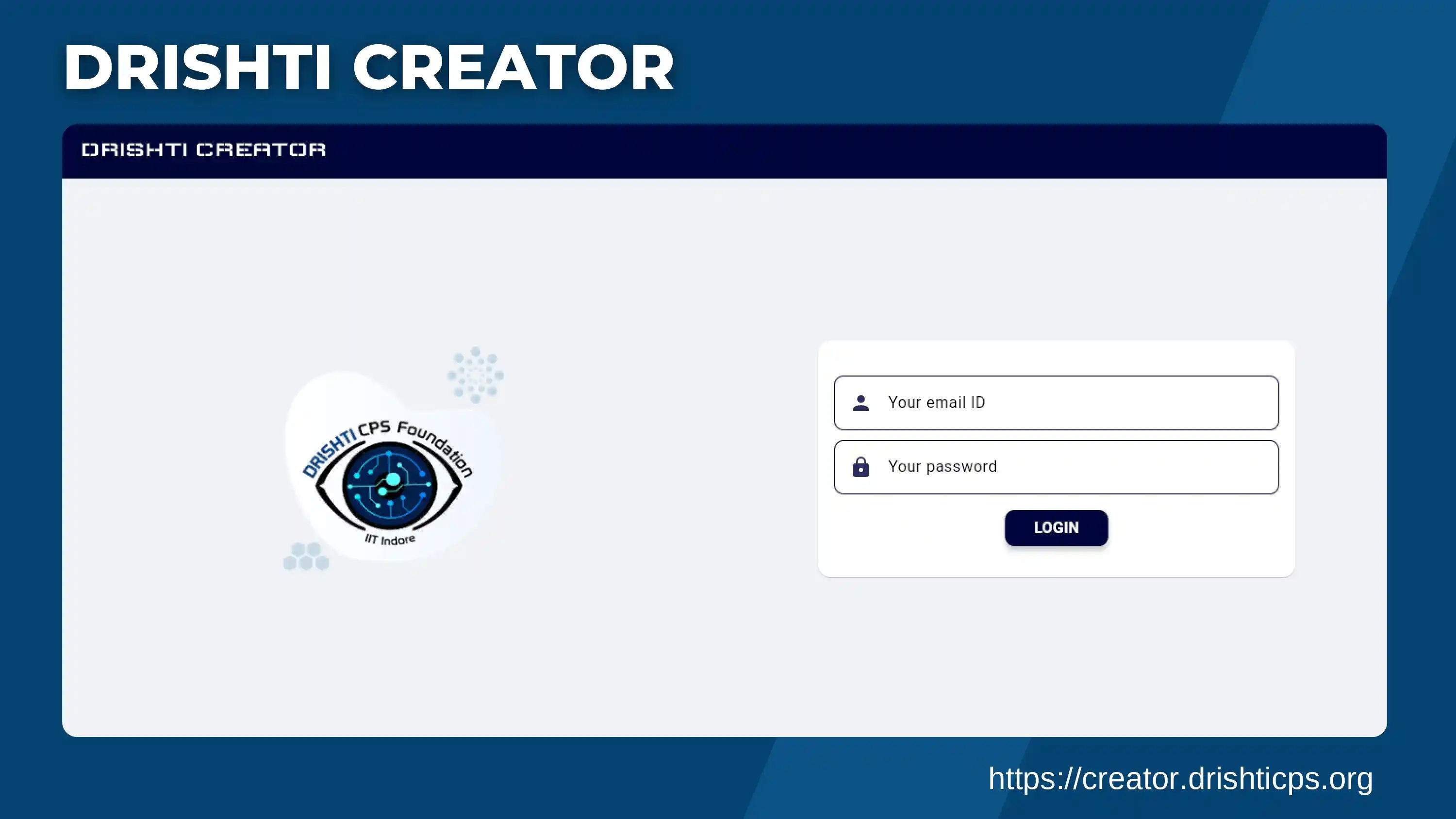 DRISHTI CREATOR Screenshot