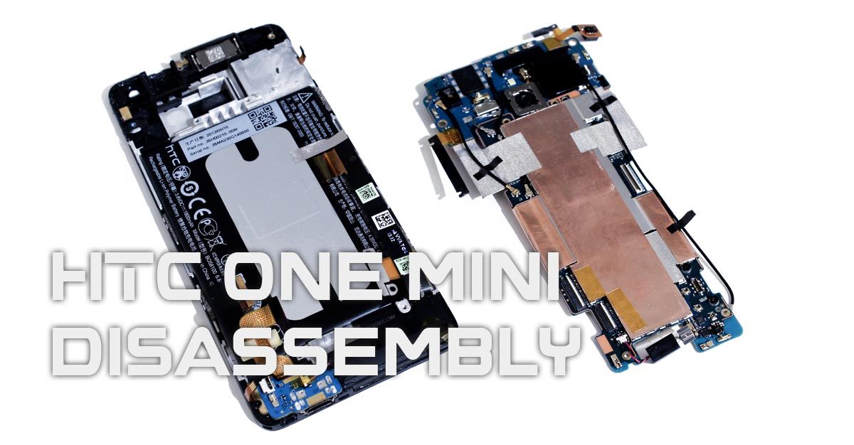 HTC One mini Disassemblaggio Teardown