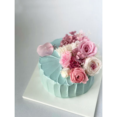[114] Teal green & Pink 1