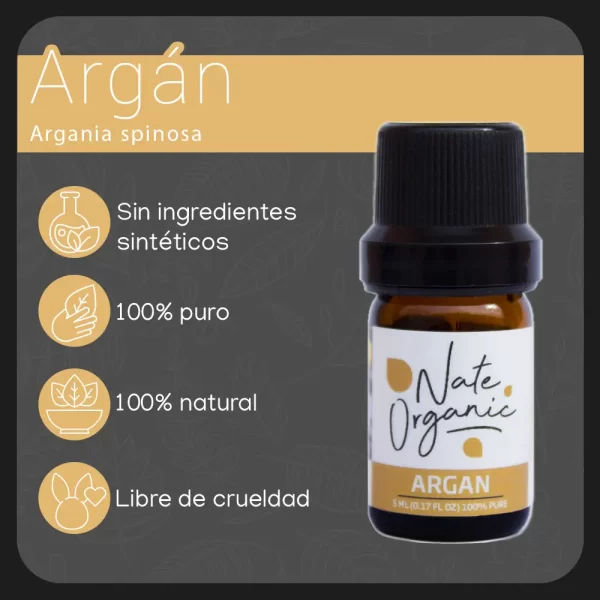 propiedades aceite de argan 5ml nateorganic 1