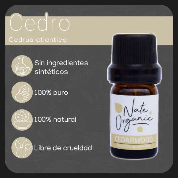 propiedades aceite de cedro 5ml nateorganic 1