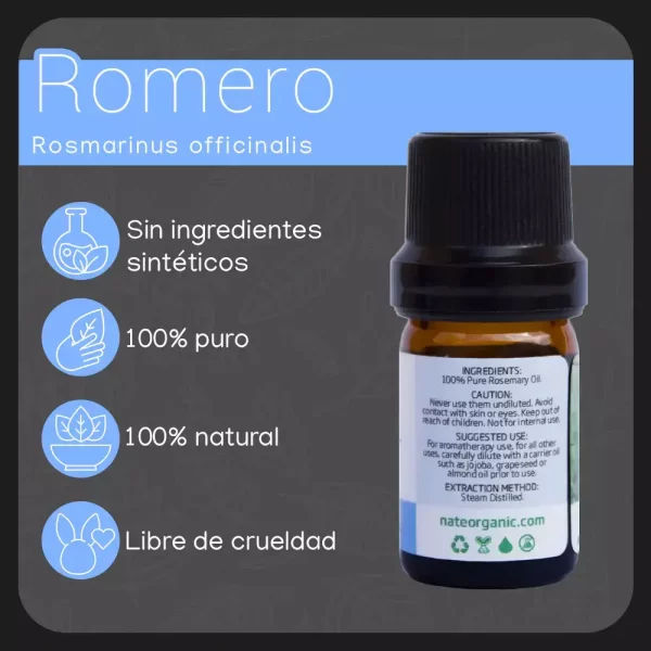 propiedades aceite de romero 5ml nateorganic 2