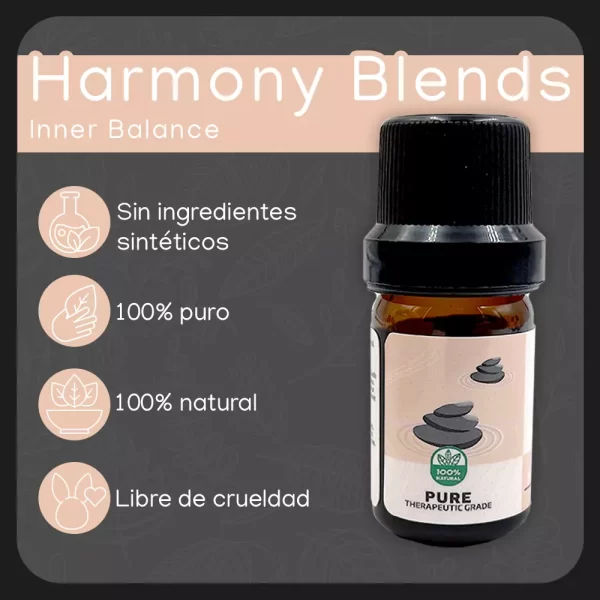 Envase de Aceite esencial mezcla Inner Balance 5 ml