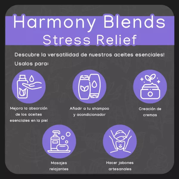 Aceite esencial Stress Relief 5 ml en ambiente relajante