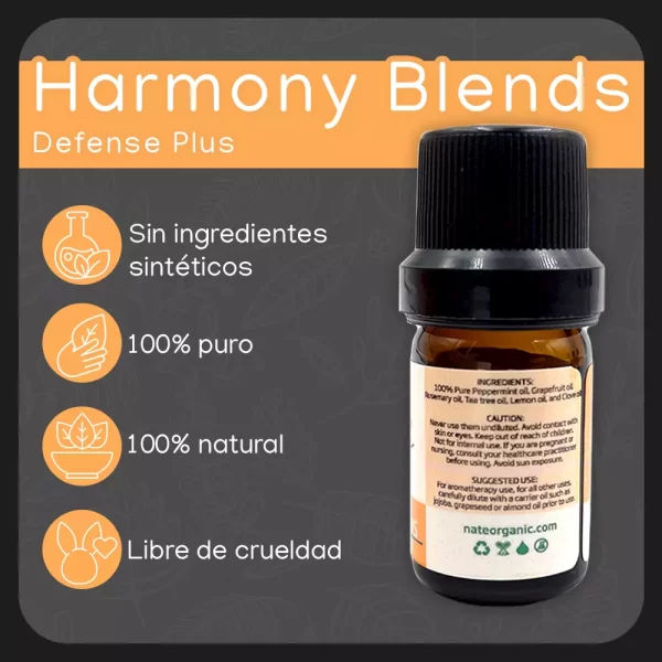 Aplicación de Aceite esencial Defense Plus 5 ml