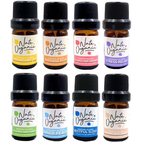 Kit 8 Aceites Organicos Nate Mezclas