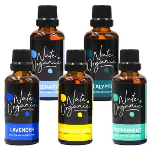 Kit NateOrganic: 5 Aceites Esenciales 50 ml