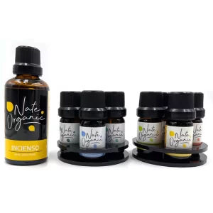 Kit NateOrganic Premium: 1 Aceite 50ml, 8 Aceites 5ml + 2 Acrílicos