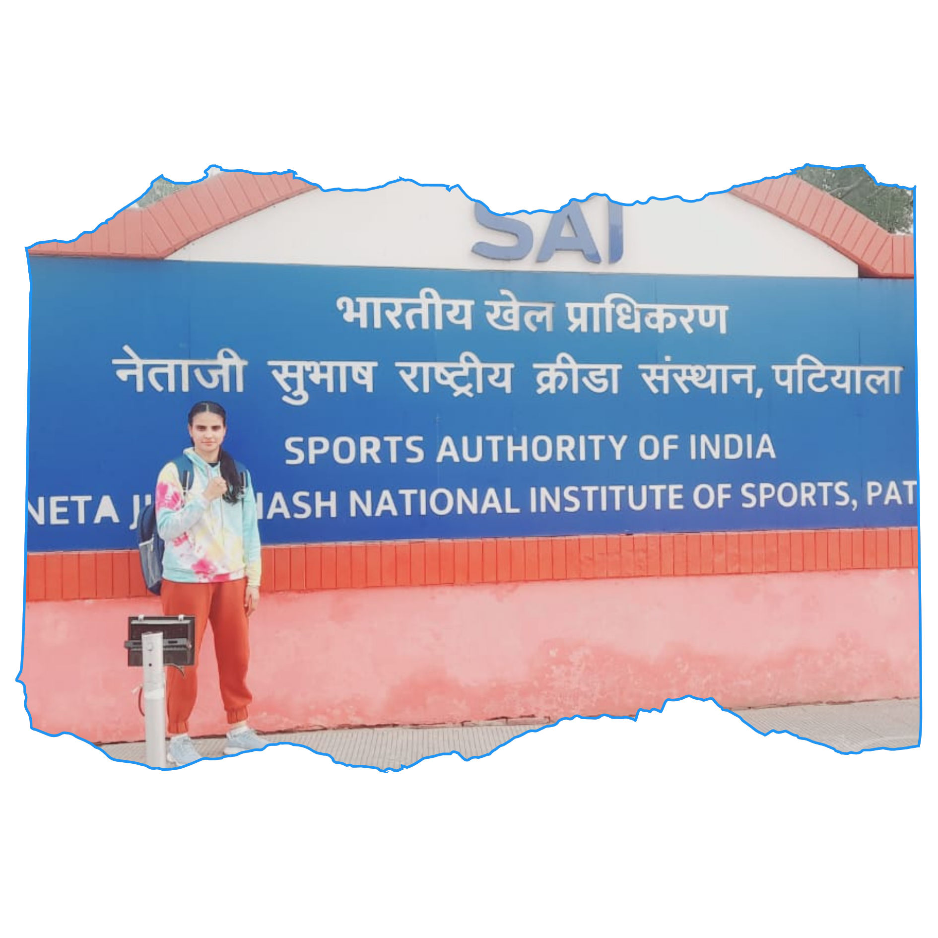 Two young boxers sparring in the ring.