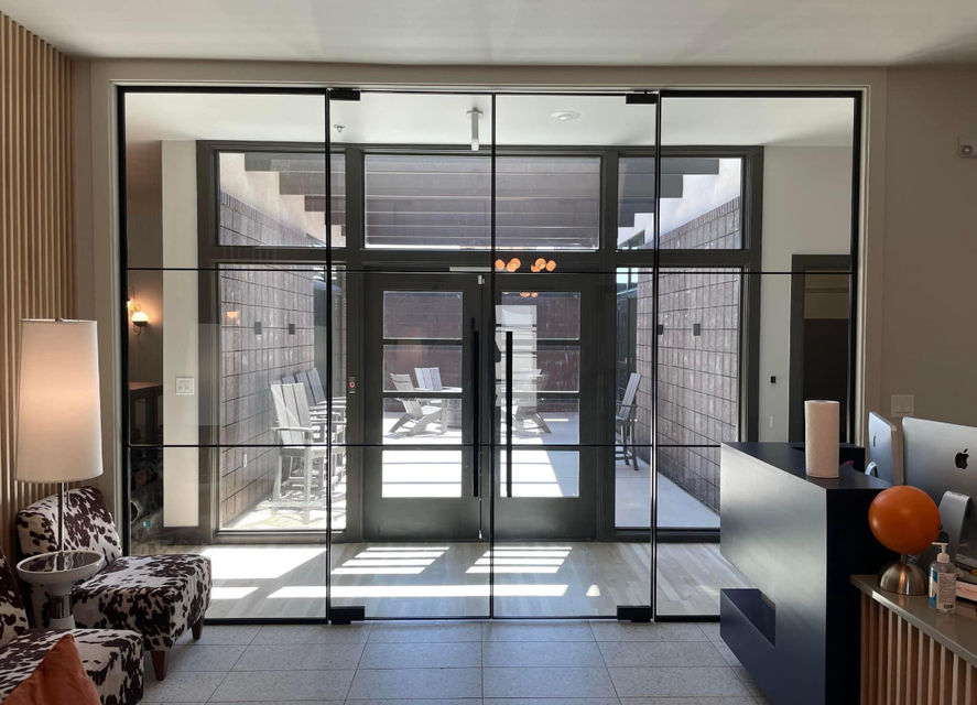 Office partitions by ny glazing group on hamaagal jewish and