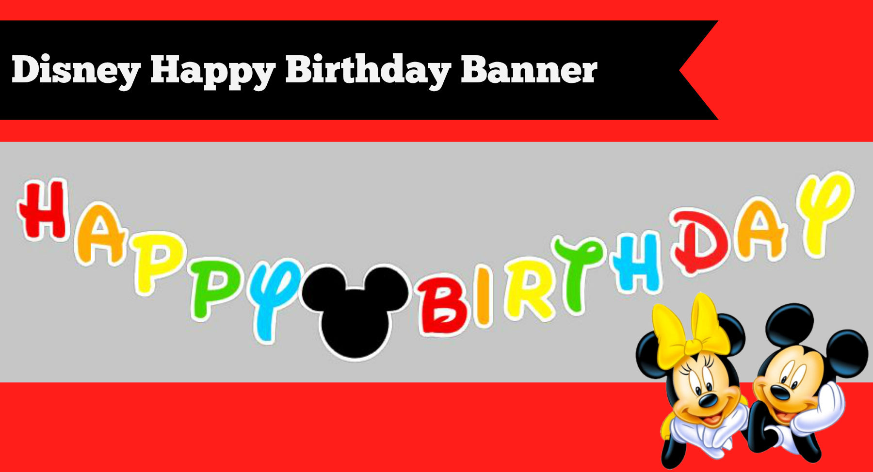 free mickey mouse happy birthday banner ellierosepartydesigns com