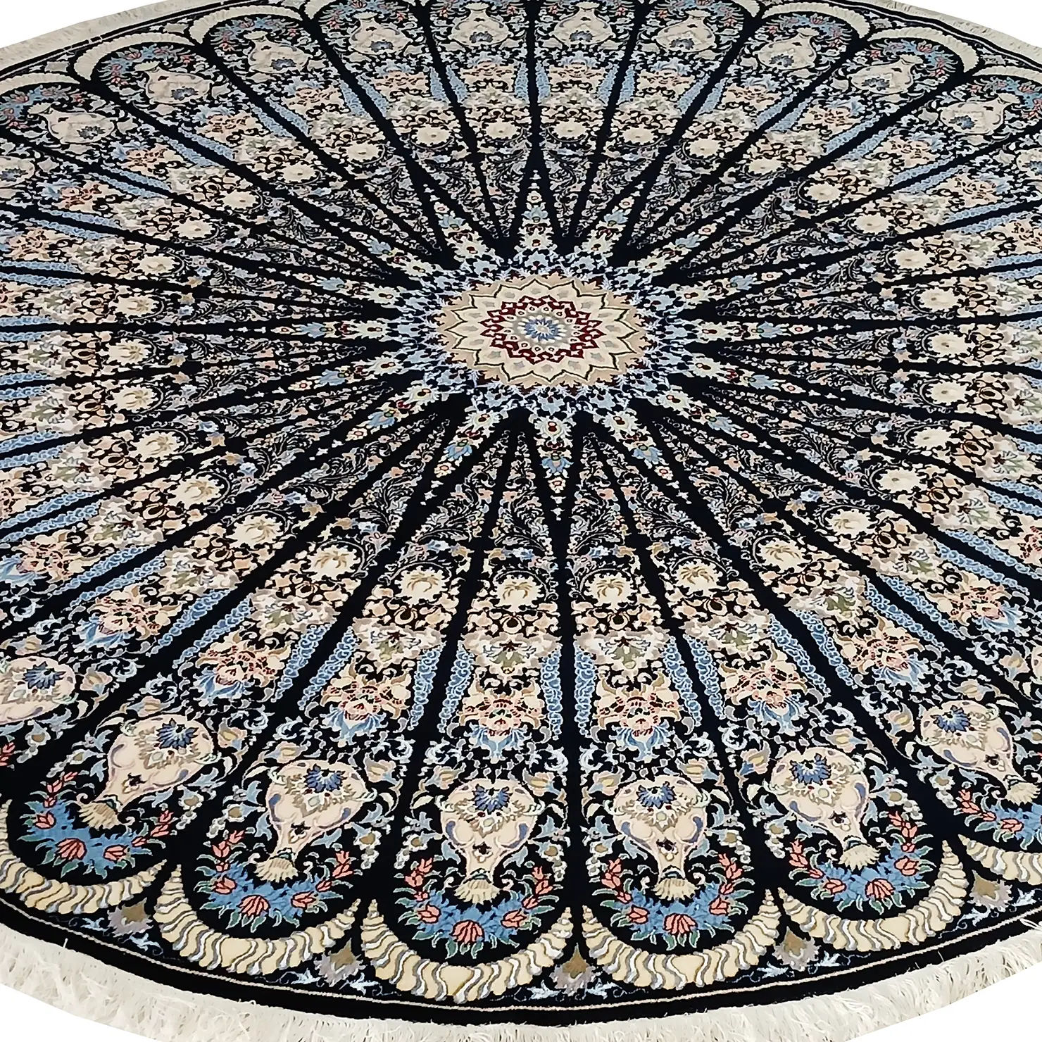 farsh-dastbaft-nain-sormei-khas-dia255cm-6la-1101-5