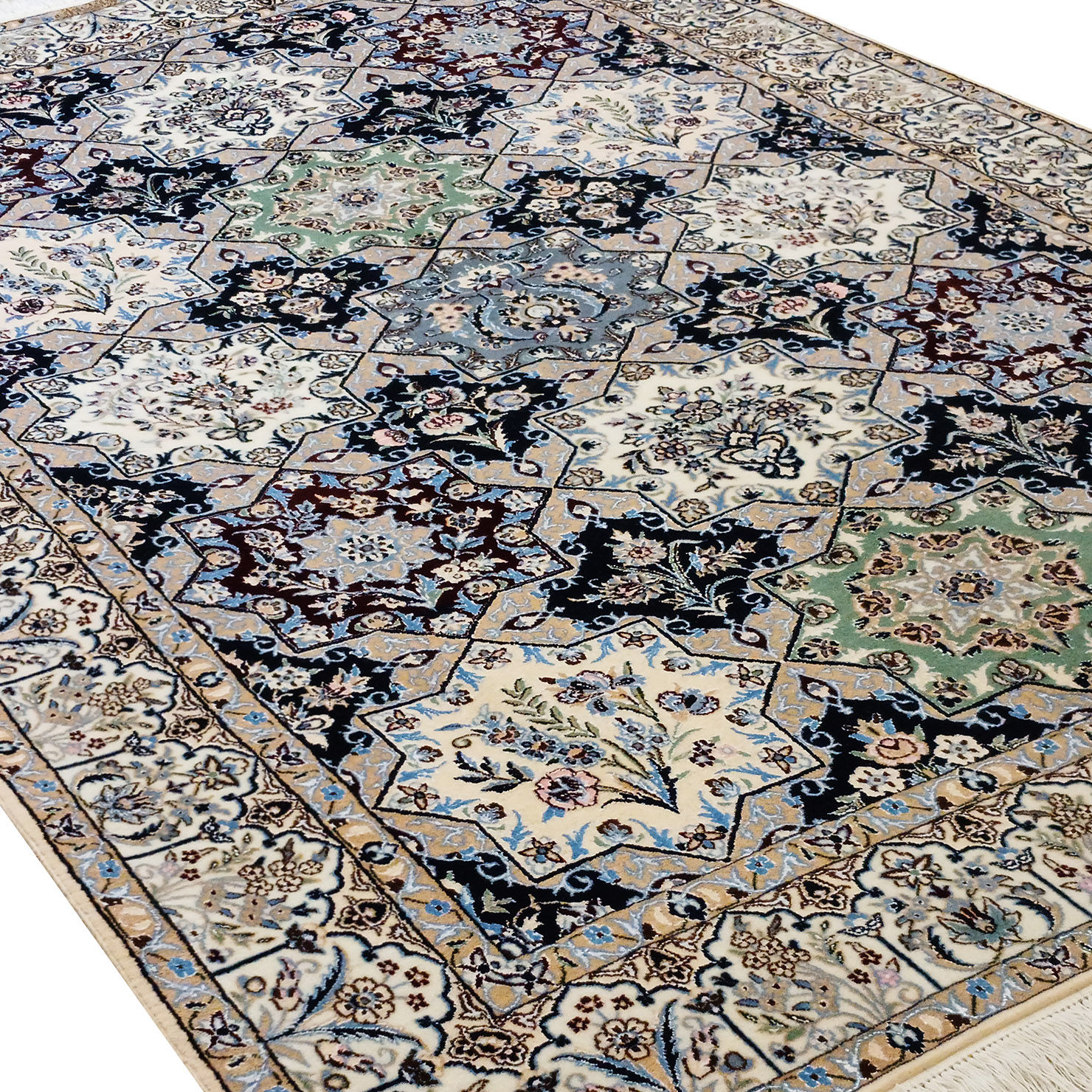 farsh-dastbaft-nain-alvan-khamesi-235x155cm-6la-991-%DB%B2