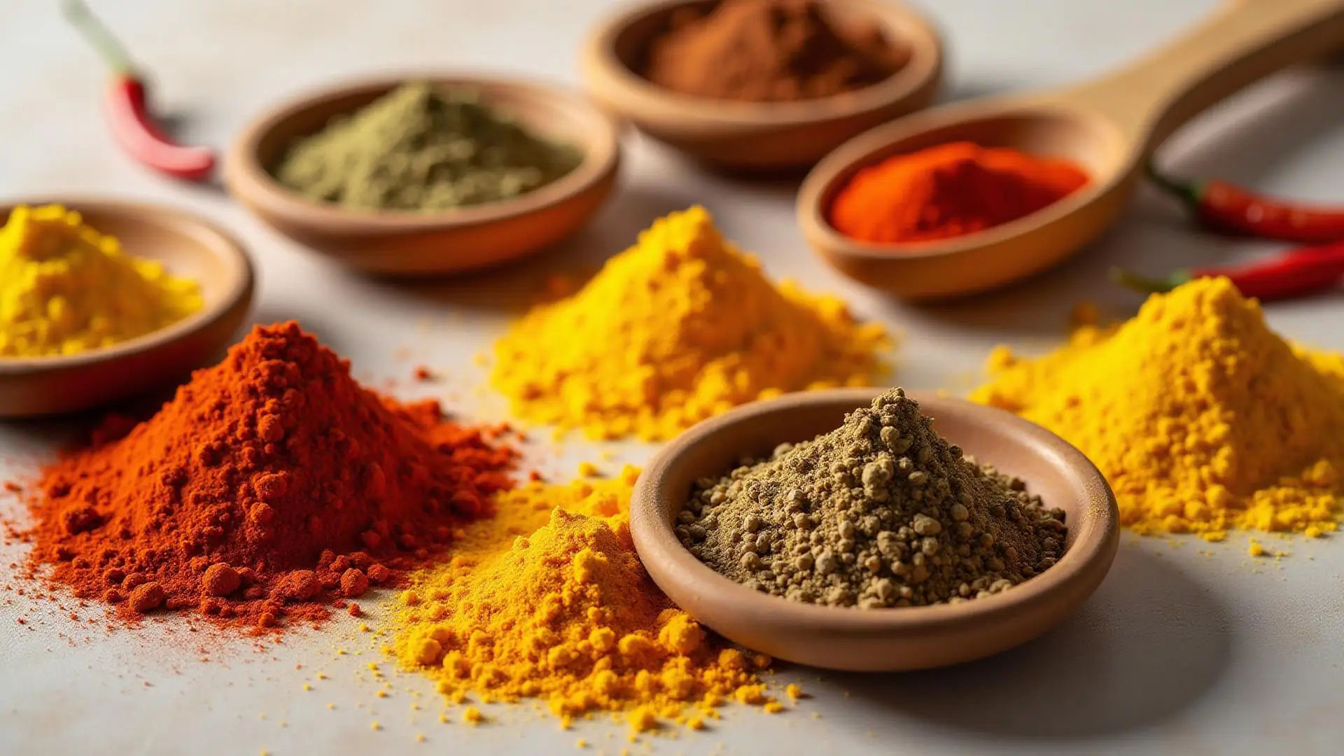 Spice powders