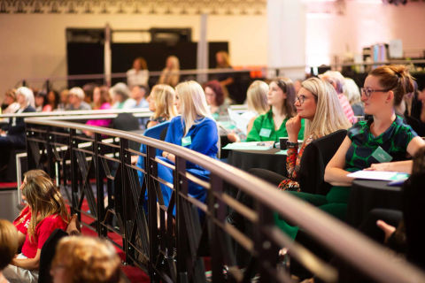 The BFA crowd watching