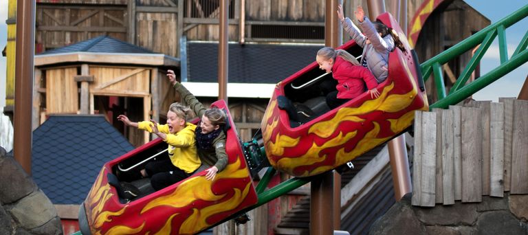 Action im Freizeitpark Schloss Dankern